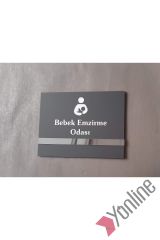 Soft Seri Bebek Emzirme Odası Kapı İsimliği