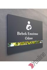 Soft Seri Bebek Emzirme Odası Kapı İsimliği