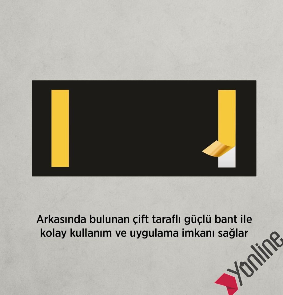 Kolay Değiştirilebilir A4 1/3 Föylük - Kırmızı
