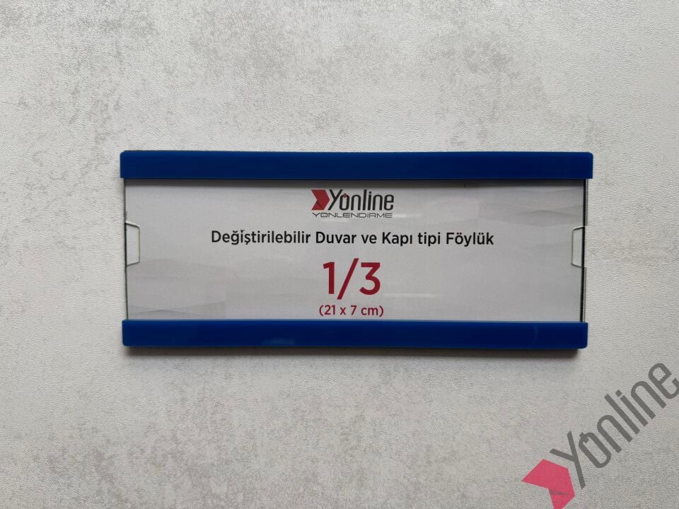 Kolay Değiştirilebilir A4 1/3 Föylük - Lacivert
