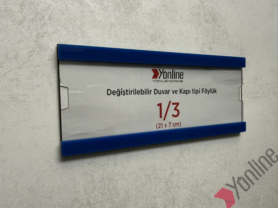 Kolay Değiştirilebilir A4 1/3 Föylük - Lacivert