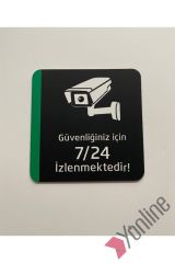 Güvenlik Kamerası Uyarı Levhası