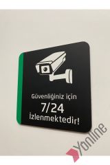 Güvenlik Kamerası Uyarı Levhası