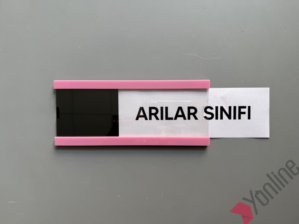 Okullara Özel Kampanya 10'lu Paket Değiştirilebilir Okul Sınıf Kapı İsimliği