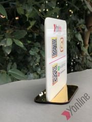 Restoran & Cafe & Barlara Standlı Pleksi QR Kod Menü