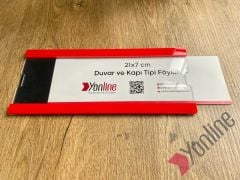 Kapı ve Duvar Tipi Kolay Değiştirilebilir A4 1/3 Föylük
