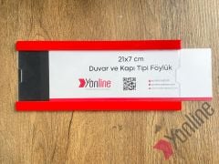 Kapı ve Duvar Tipi Kolay Değiştirilebilir A4 1/3 Föylük