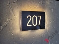 Diamond Linear Serisi Işıklı Otel Kapı Numarası