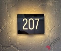 Diamond Linear Serisi Işıklı Otel Kapı Numarası