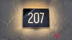 Diamond Linear Serisi Işıklı Otel Kapı Numarası