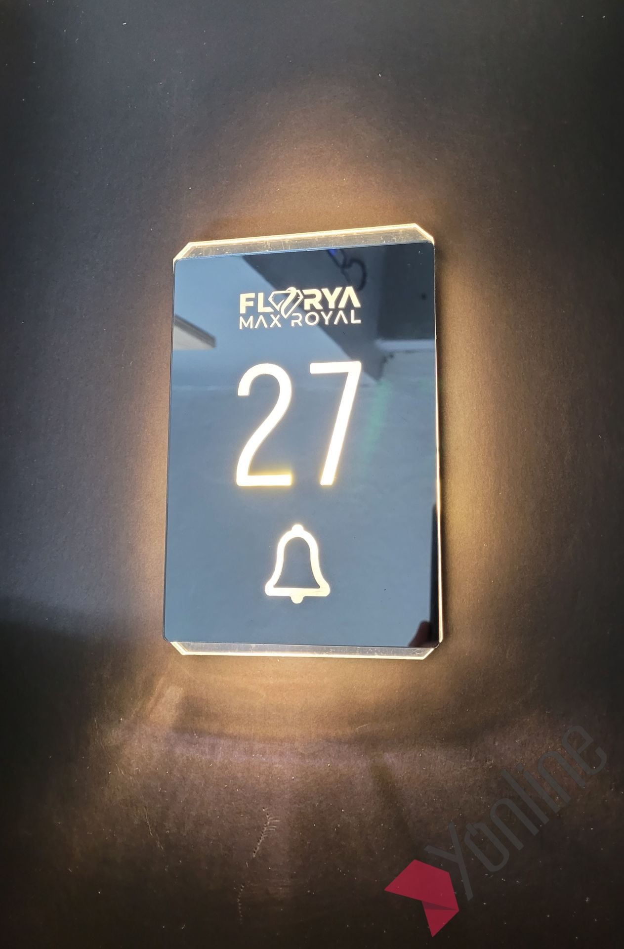 Diamond Fenomen Serisi Zil Butonlu Işıklı Kapı Numarası