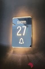 Diamond Fenomen Serisi Zil Butonlu Işıklı Kapı Numarası