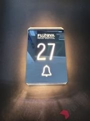 Diamond Fenomen Serisi Zil Butonlu Işıklı Kapı Numarası