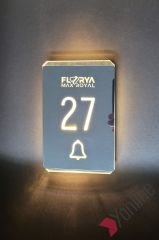 Diamond Fenomen Serisi Zil Butonlu Işıklı Kapı Numarası