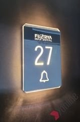 Diamond Fenomen Serisi Zil Butonlu Işıklı Kapı Numarası