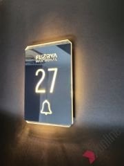 Diamond Fenomen Serisi Zil Butonlu Işıklı Kapı Numarası