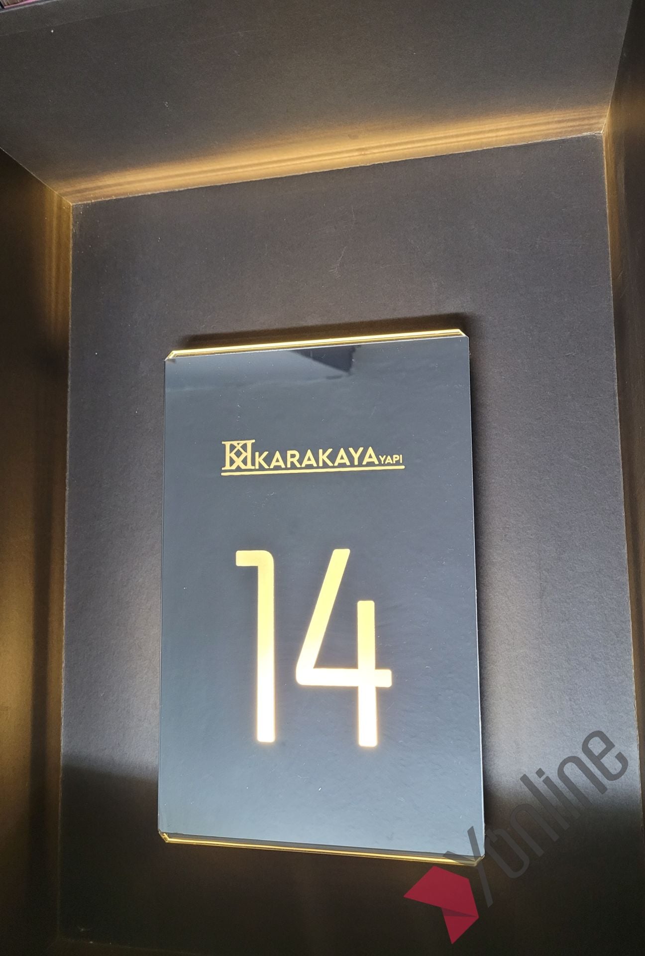 Diamond Luxury Serisi Işıklı Kapı Numarası