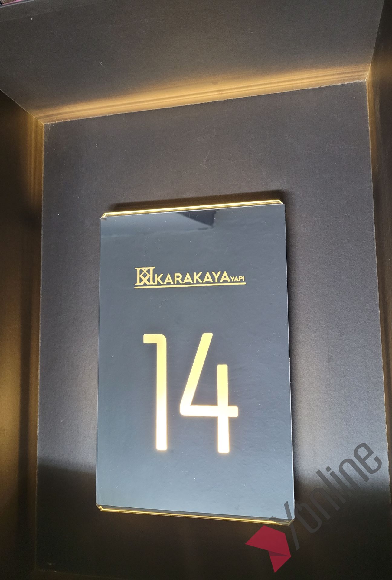 Diamond Luxury Serisi Işıklı Kapı Numarası