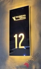 Diamond Lounge Serisi Işıklı Kapı Numarası