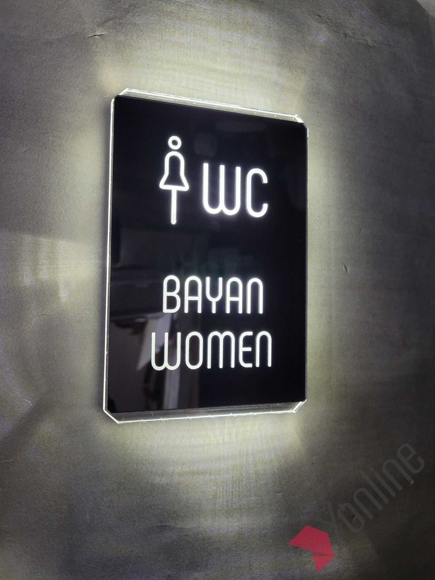 Diamond Icon Serisi Işıklı WC Levhası