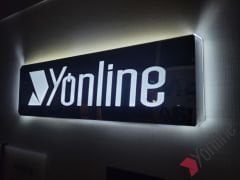 Diamond Duvar Serisi Işıklı Otel Kapı İsimliği