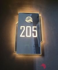 Diamond Style Serisi Işıklı Otel Kapı Numarası