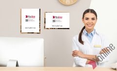 A4 Yatay Kolay Değiştirilebilir Kapı ve Duvar Tipi Föylük Pano