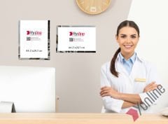 A4 Yatay Kolay Değiştirilebilir Kapı ve Duvar Tipi Föylük Pano