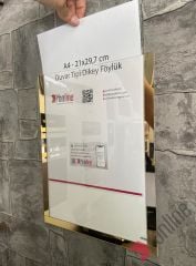 A4 Dikey Kolay Değiştirilebilir Kapı Ve Duvar Tipi Föylük Pano