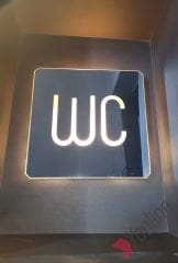 Diamond Square Serisi Işıklı WC Levhası