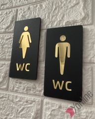 Altın Aynalı MDF WC Levhası