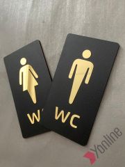 Altın Aynalı MDF WC Levhası