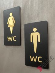 Altın Aynalı MDF WC Levhası