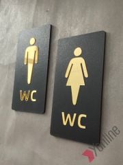 Altın Aynalı MDF WC Levhası