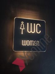 Diamond Serisi Işıklı WC Levhası
