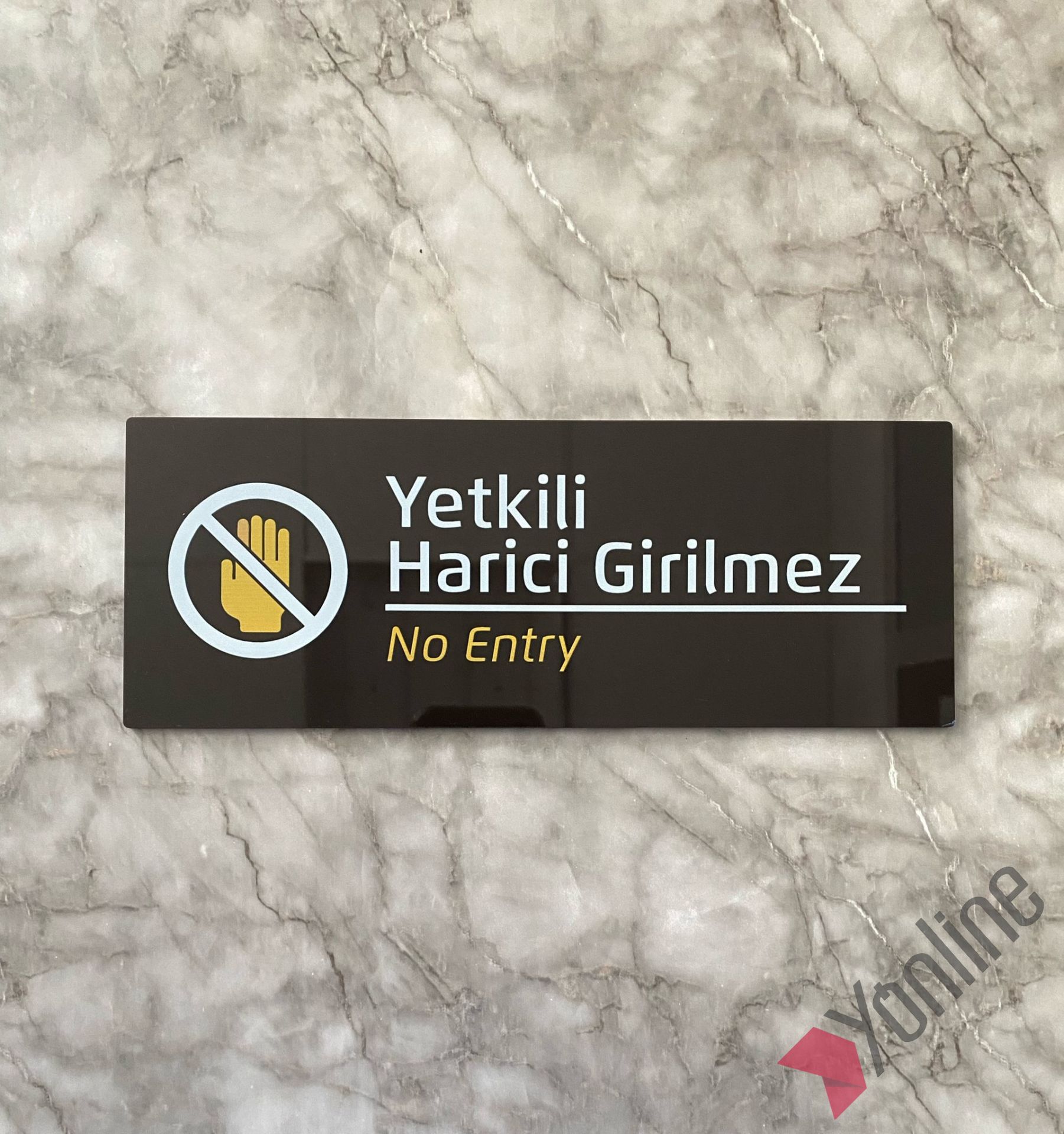 Bitter Serisi Yetkili Harici Girilmez Kapı İsimliği