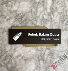 Bitter Serisi Bebek Bakım Odası Kapı İsimliği