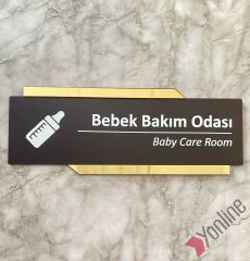 Bitter Serisi Bebek Bakım Odası Kapı İsimliği