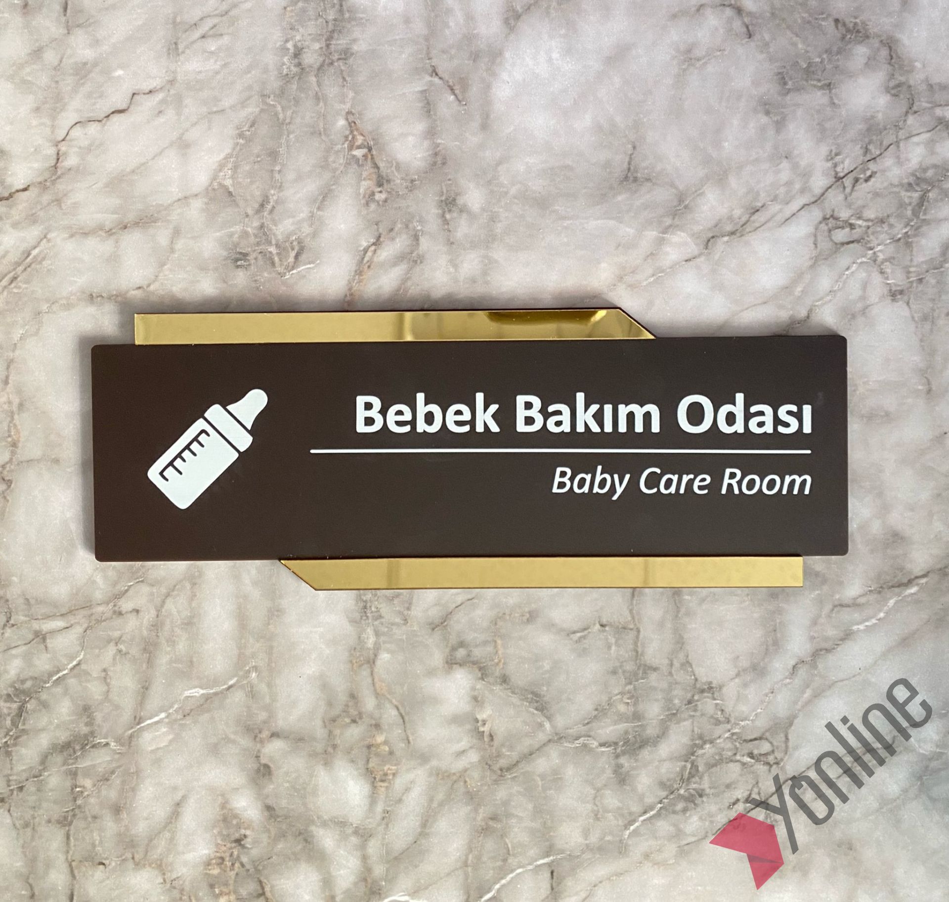 Bitter Serisi Bebek Bakım Odası Kapı İsimliği