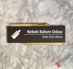 Bitter Serisi Bebek Bakım Odası Kapı İsimliği