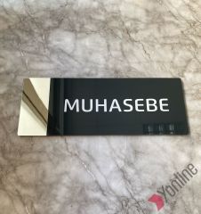 Gümüş Aynalı Muhasebe Kapı İsimliği