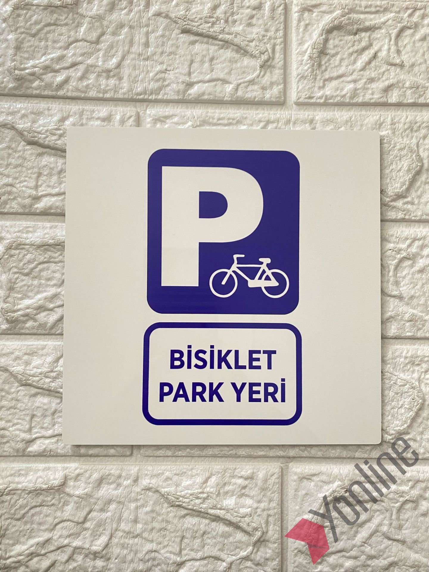 Bisiklet Park Yeri Uyarı Levhası