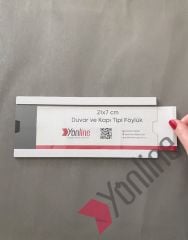 Kapı ve Duvar Tipi Kolay Değiştirilebilir Beyaz A4 1/3 Föylük