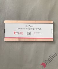 Kapı ve Duvar Tipi Kolay Değiştirilebilir Pembe Altın Aynalı A4 1/3 Föylük